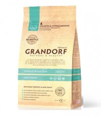 Grandorf Adult Indoor сухой корм для домашних кошек 4 вида мяса с пробиотиком 2 кг. 